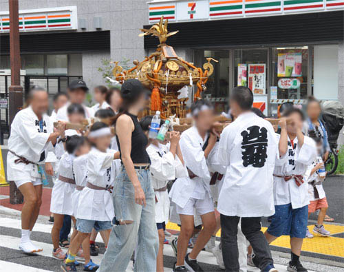2023年麻布山元町 秋祭り 子供神輿 巡回の画像