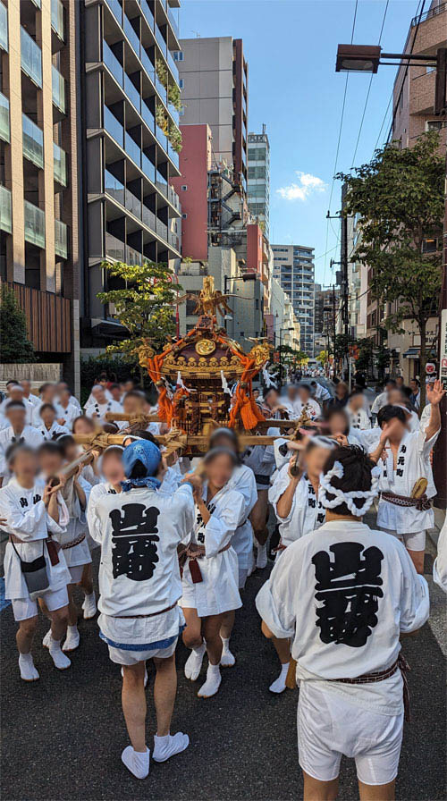 2023年麻布山元町 秋祭り 御神輿 6の画像